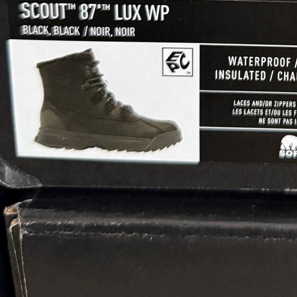 NIB • SOREL Men\'s Scout 87 Lux Waterproof Hiking Boot Size: 8 main image 4